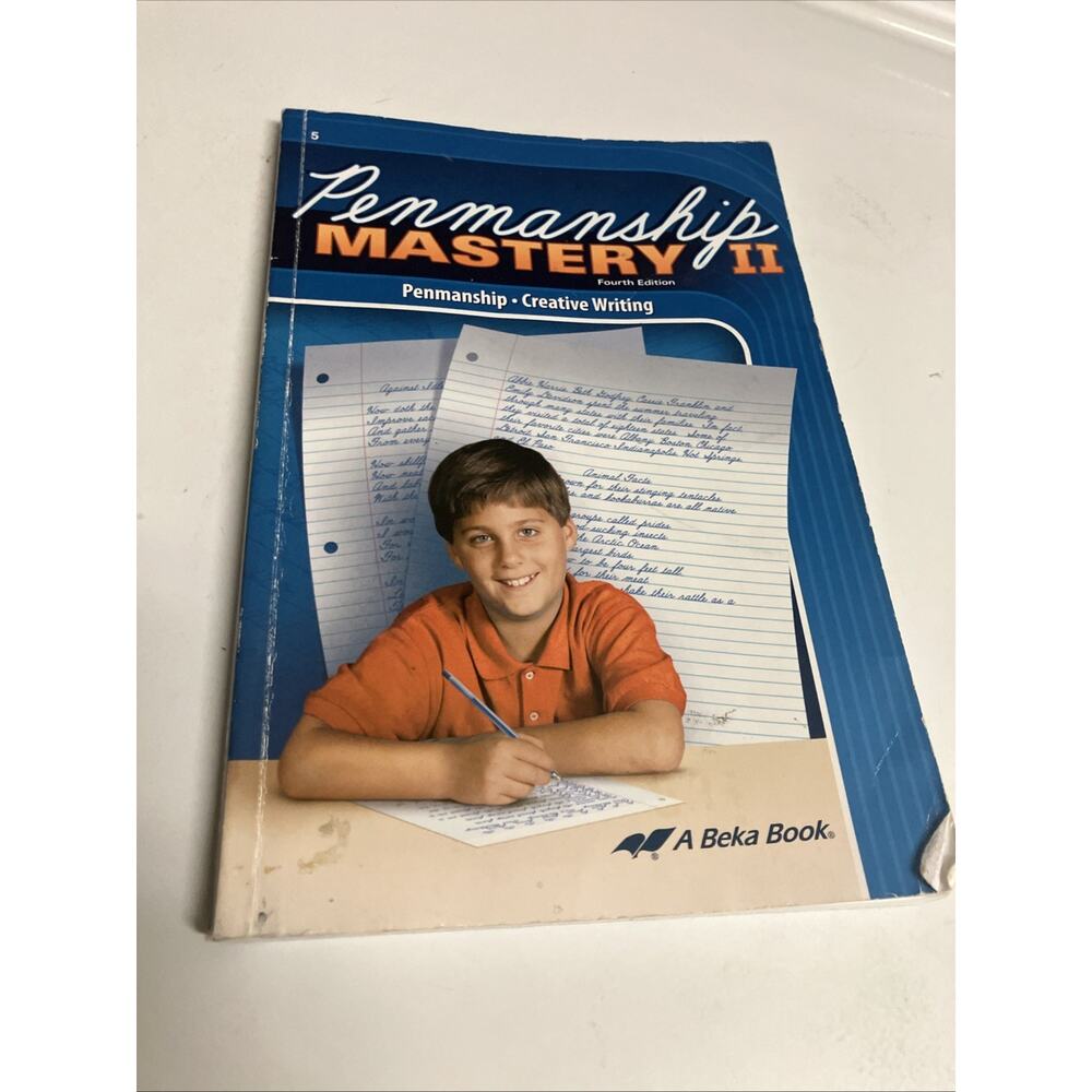 ABEKA Homeschool Grade 5 Workbook PENMANSHIP MASTERY II‎ (4th Edition) Preowned